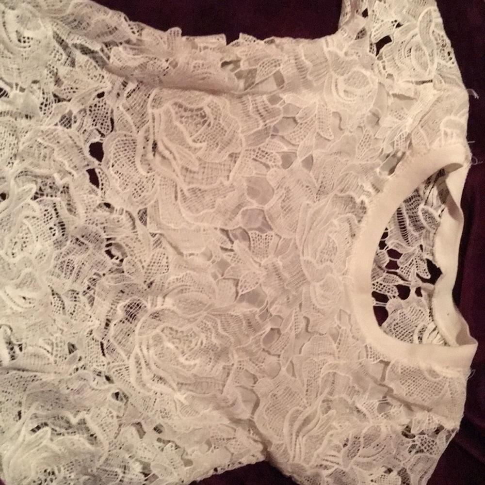 Short sleeves see thru.